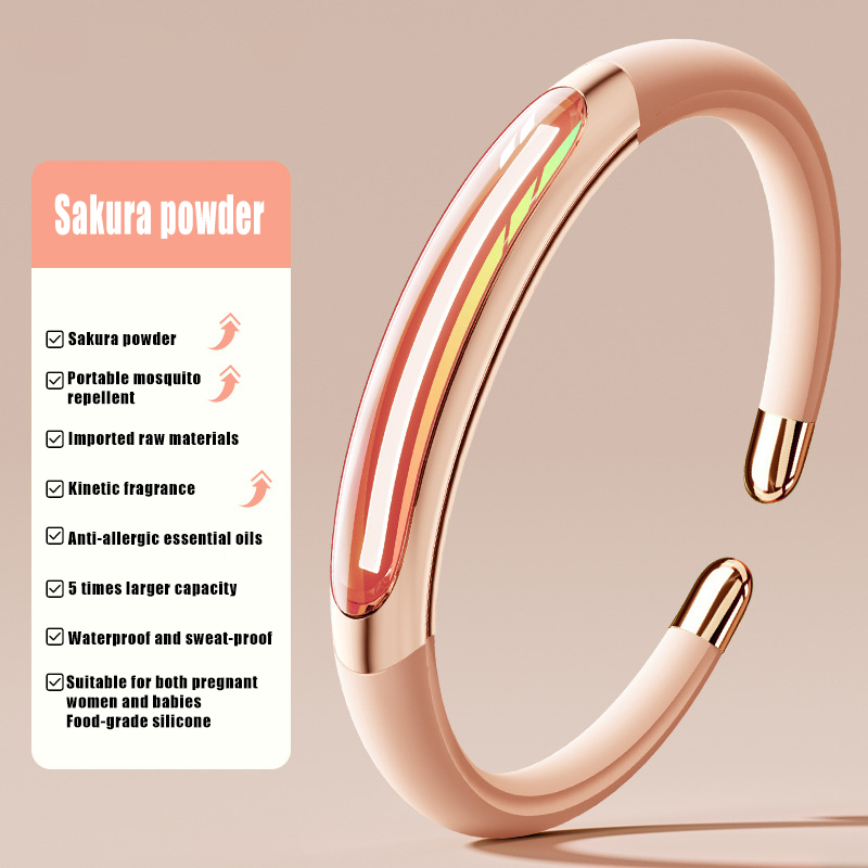 Plant essential oil anti-mosquito repellent bracelet