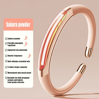 Plant essential oil anti-mosquito repellent bracelet