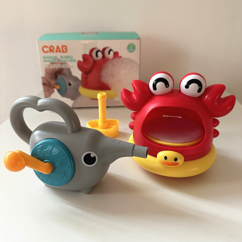 Children's water crab foam blowing machine