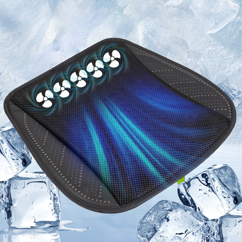 Home USB Fan Cushion Car Ice Silk Cooling Pad
