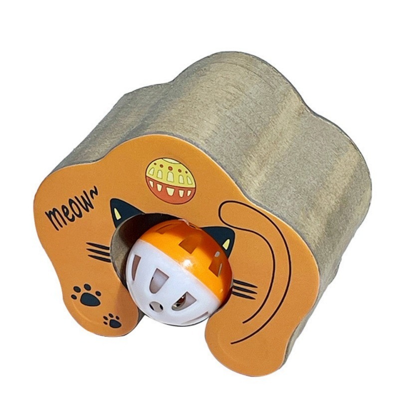 Organ cat scratching board changeable magnetic corrugated paper