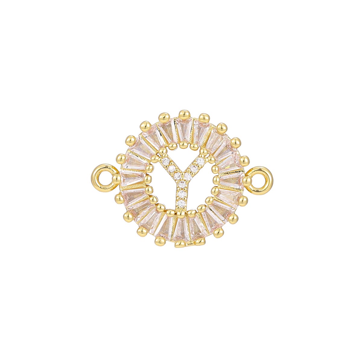 Zircon flower 26-letter bracelet