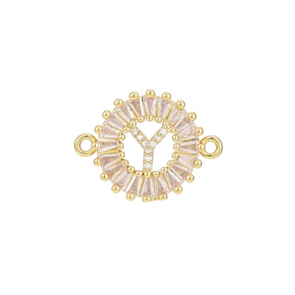 Zircon flower 26-letter bracelet