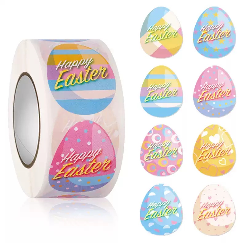 Easter Bunny Egg Stickers