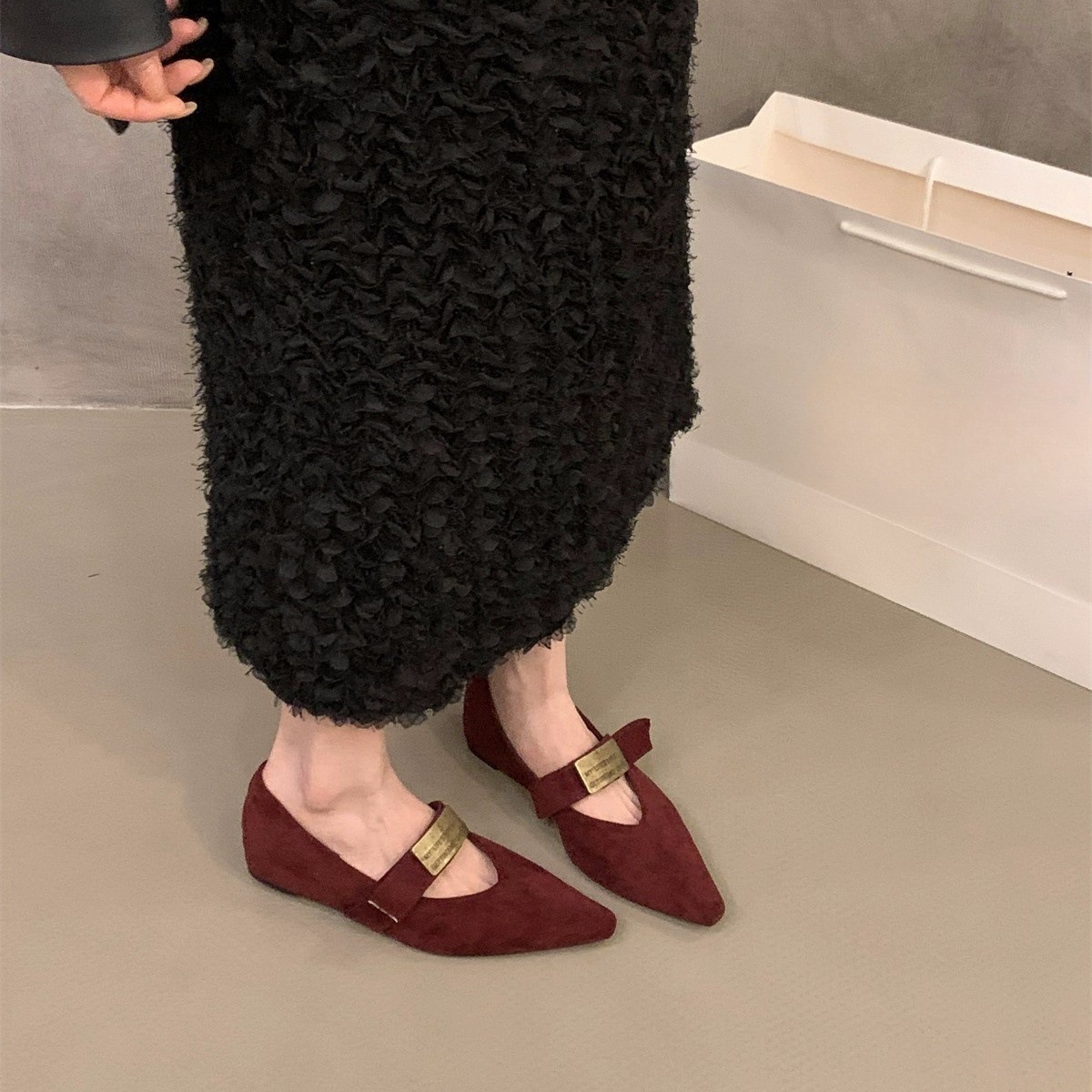 Pointed-Toe Low-Top Elegant Women's Shoes