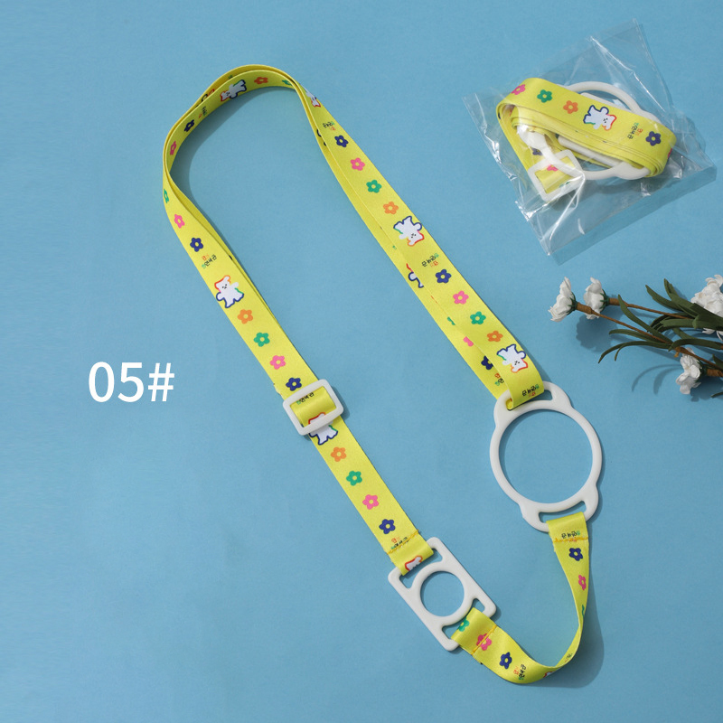 Cross-body rope water bottle water cup belt