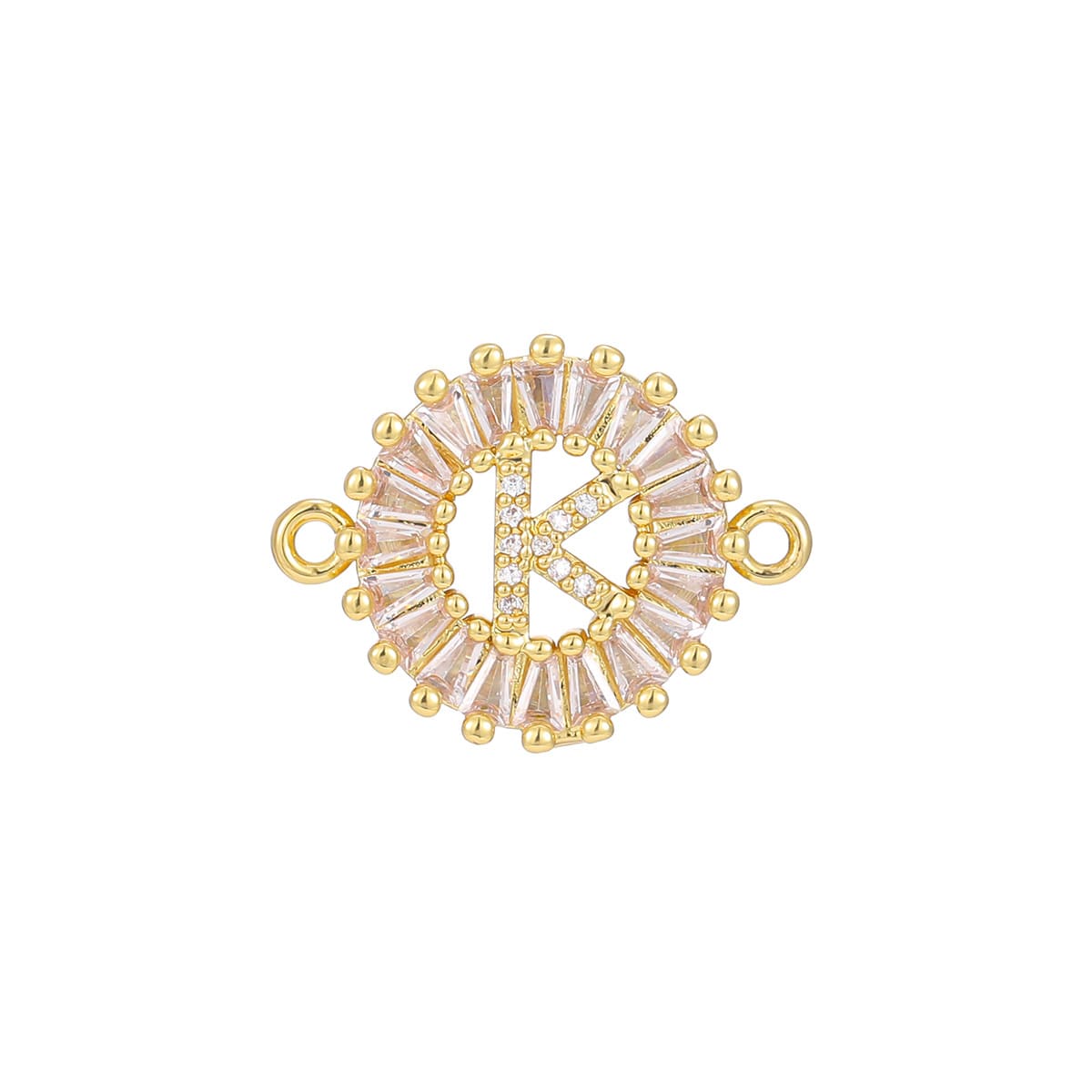 Zircon flower 26-letter bracelet