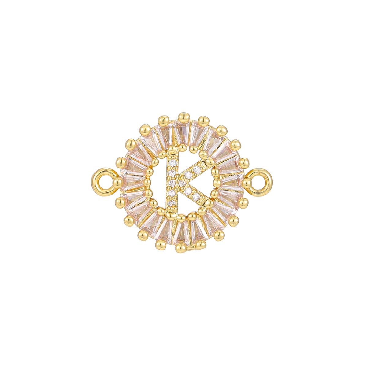 Zircon flower 26-letter bracelet