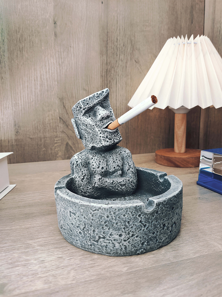 Easter Island Stone Figure Ashtray