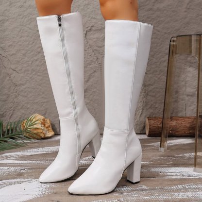 High-top riding boots for women