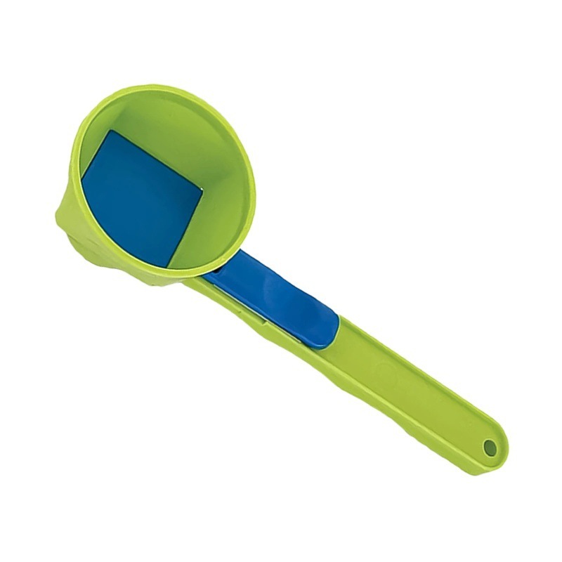 Leak-proof sliding spoon