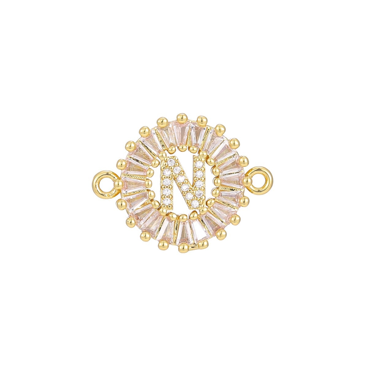 Zircon flower 26-letter bracelet