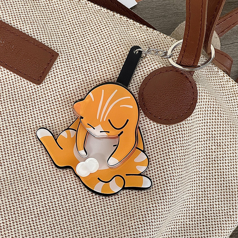 Creative Pull-out Cat Keychain