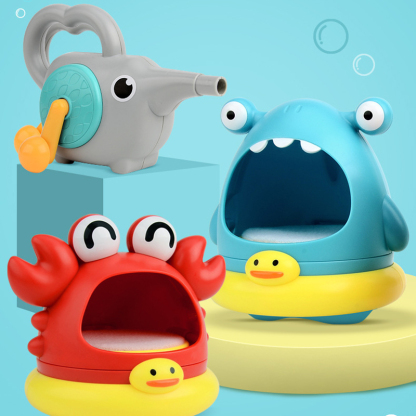 Children's water crab foam blowing machine