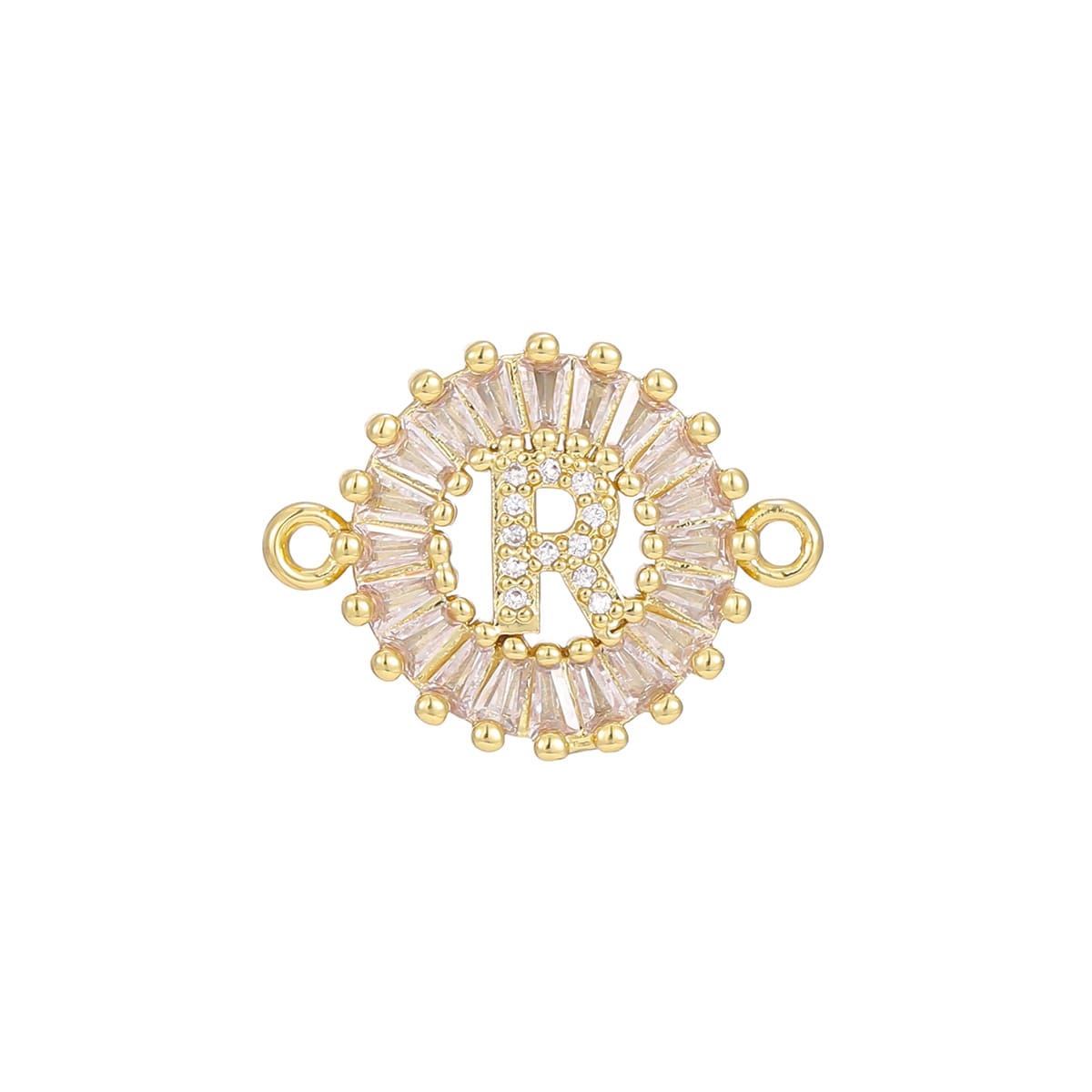 Zircon flower 26-letter bracelet