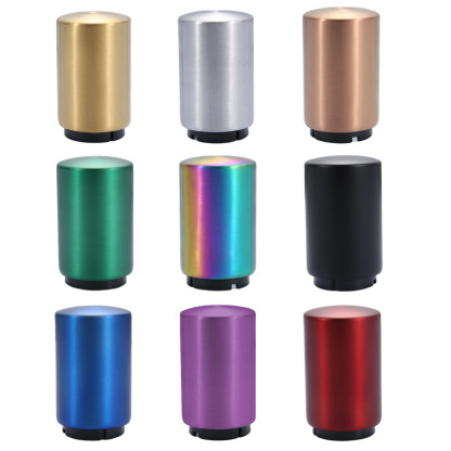 Automatic bottle opener with push button