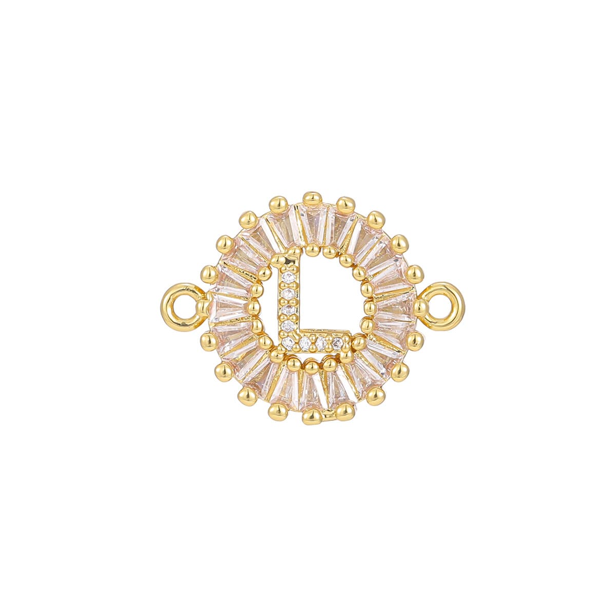 Zircon flower 26-letter bracelet