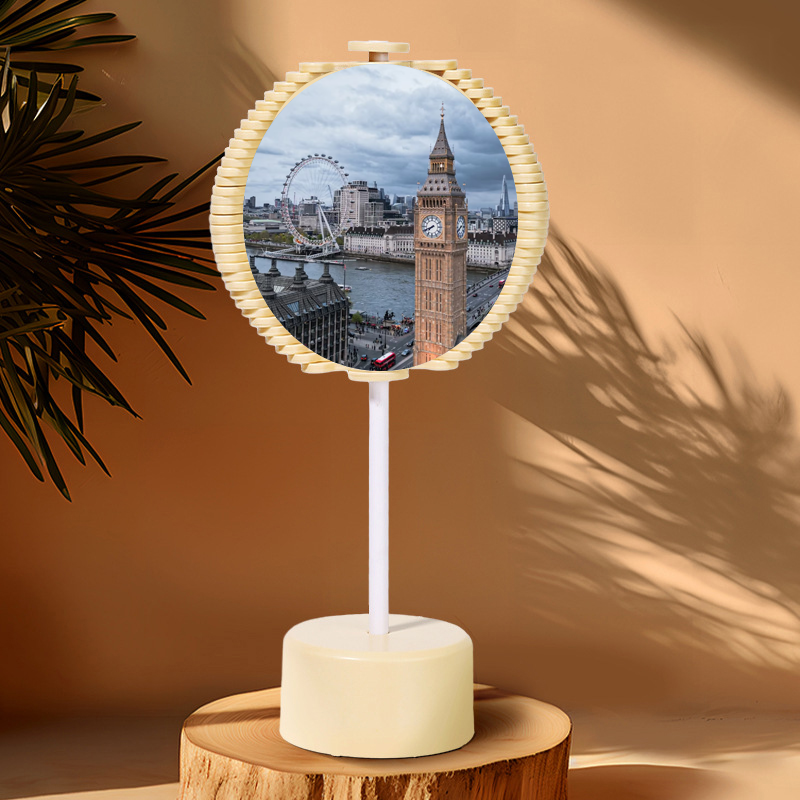 Spiral Tree Face Rotating Lollipop Ornaments