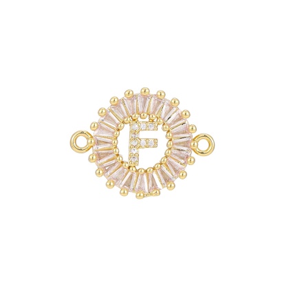 Zircon flower 26-letter bracelet