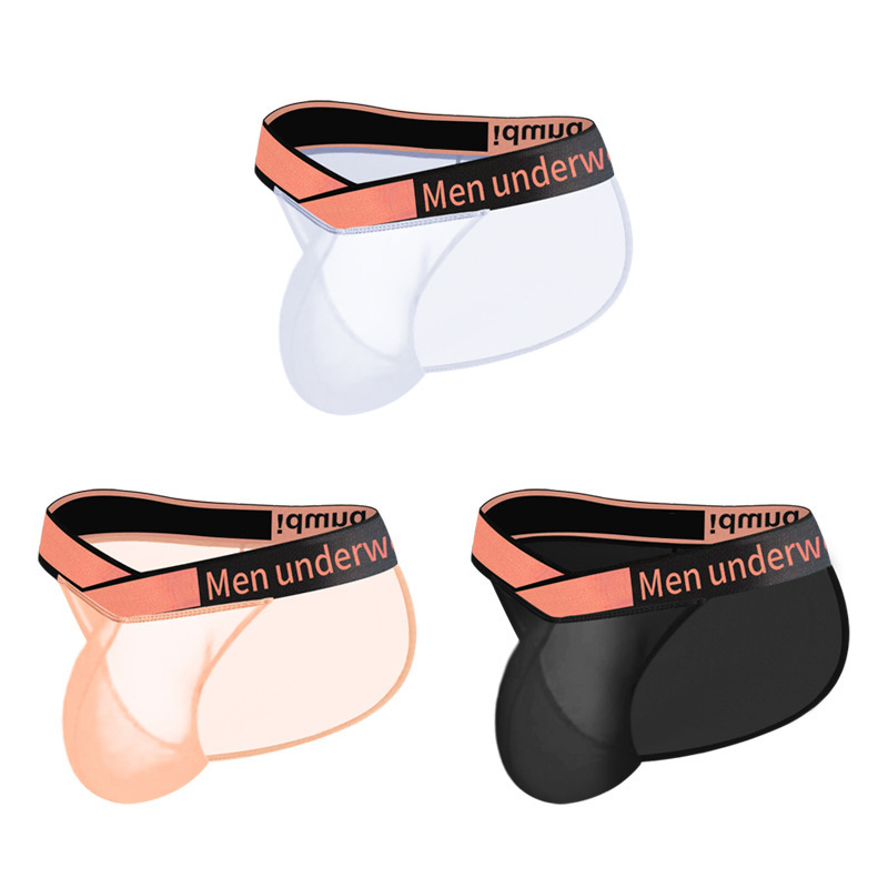 Laser V-neck sexy high-cut men's underwear