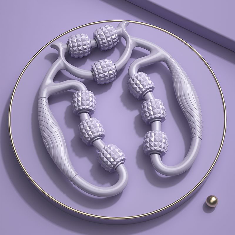 Ring-shaped leg massage roller