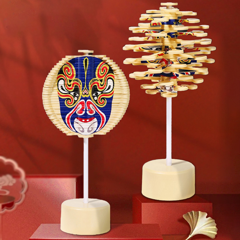 Spiral Tree Face Rotating Lollipop Ornaments