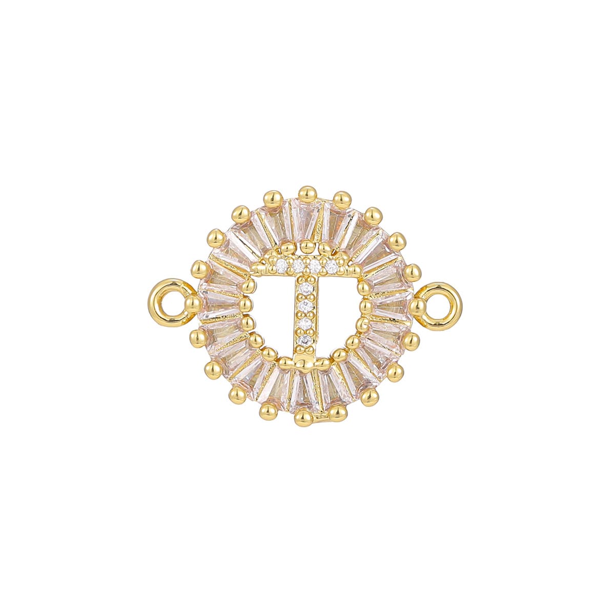 Zircon flower 26-letter bracelet