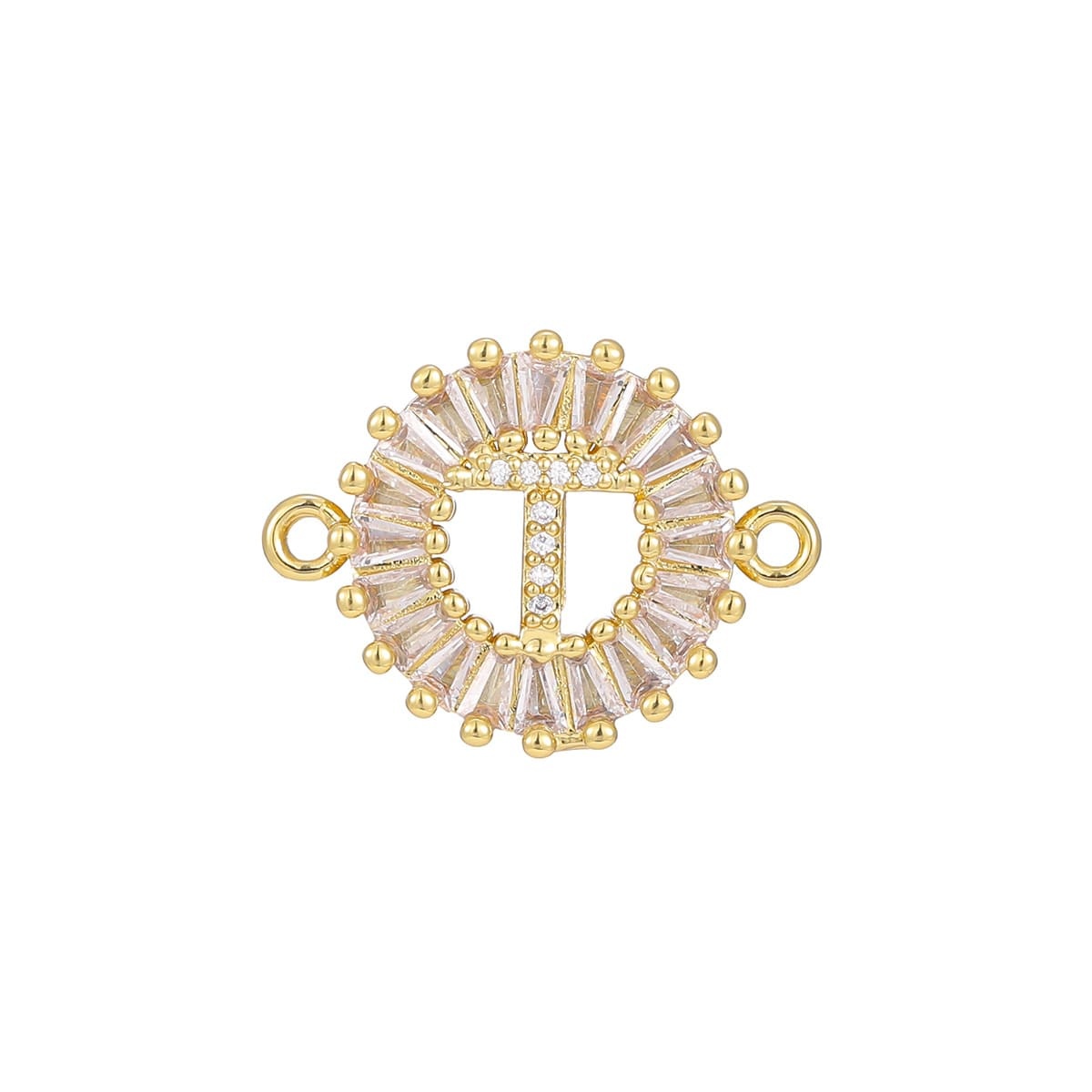 Zircon flower 26-letter bracelet