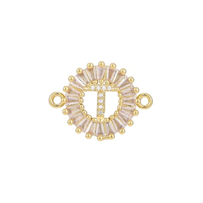 Zircon flower 26-letter bracelet