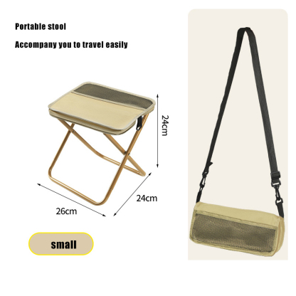Outdoor Shoulder Bag Handbag Folding Stool Chair