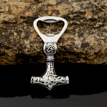Creative retro Viking Thor's hammer lid opener