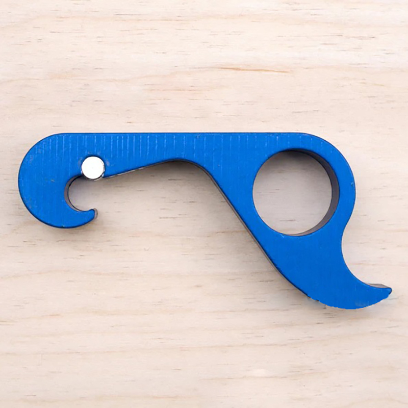 One-handed bottle opener