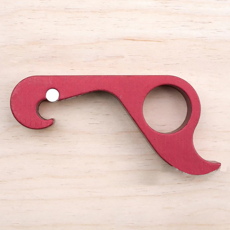 One-handed bottle opener