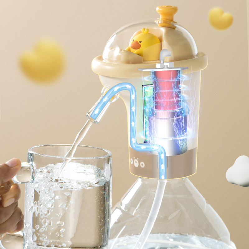 Electric fully automatic pure water bucket water press