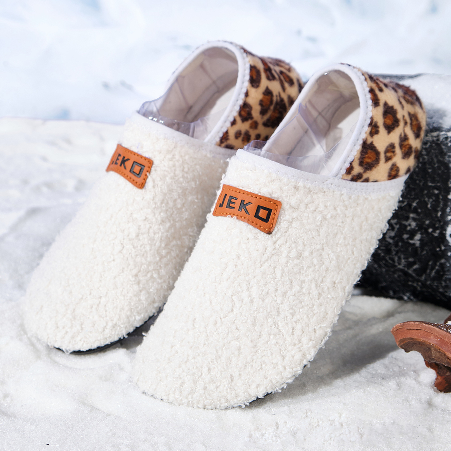 Home-cozy anti-slip and warm cotton shoes