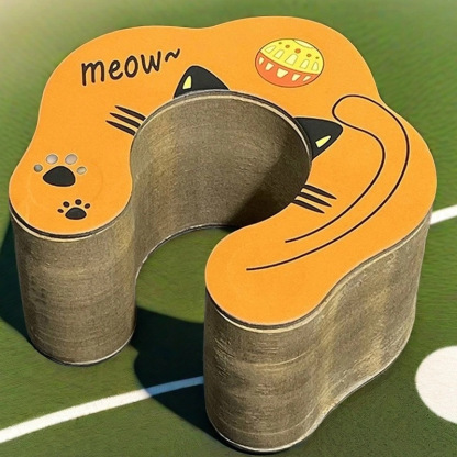 Organ cat scratching board changeable magnetic corrugated paper