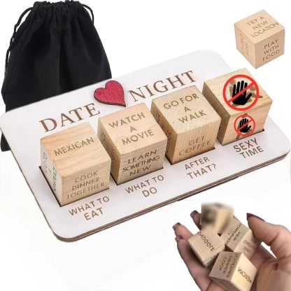 Wooden Dating Dice