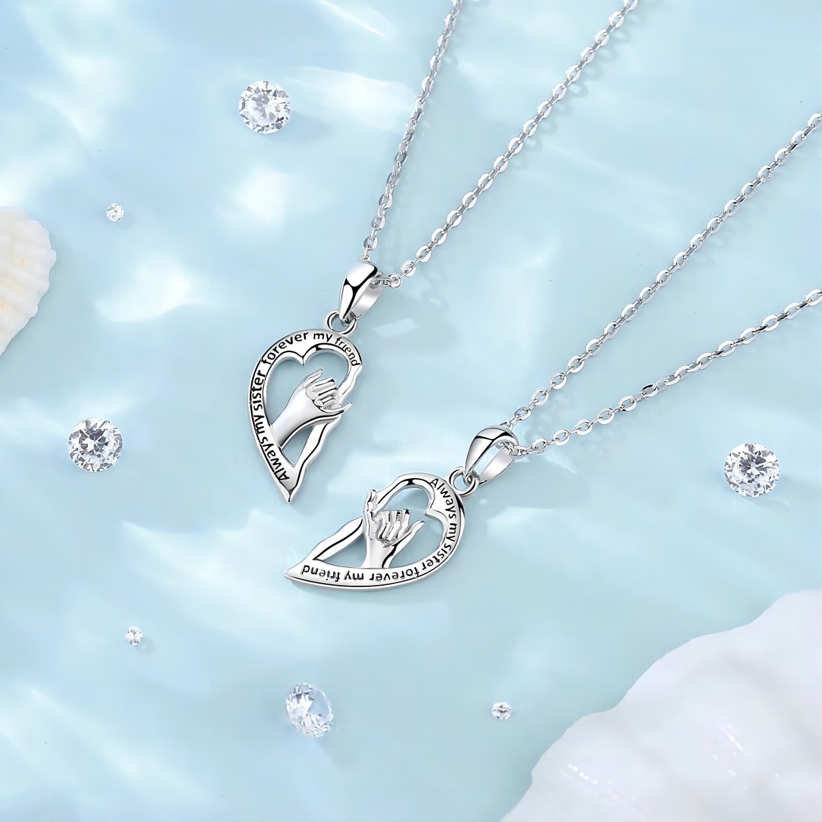 Heart-Shaped Pendant Necklace