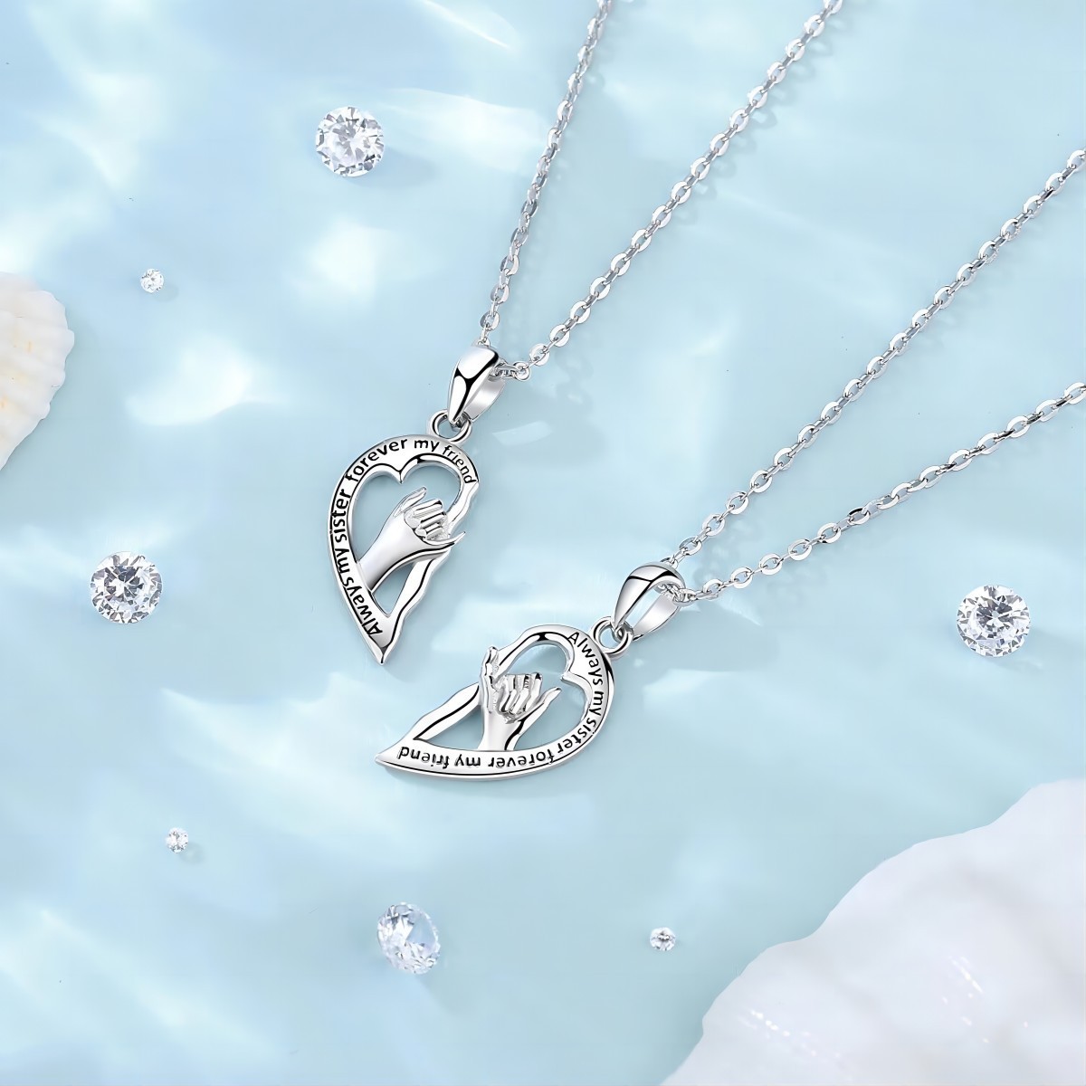 Heart-Shaped Pendant Necklace