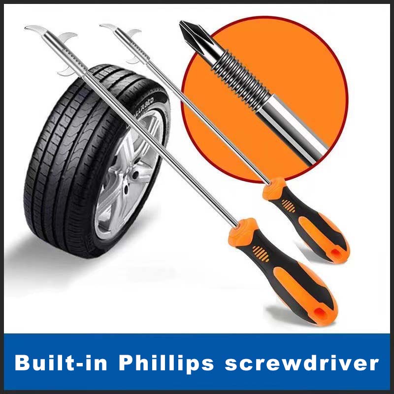 Multifunctional tire cleaning tool