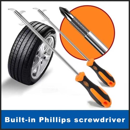Multifunctional tire cleaning tool