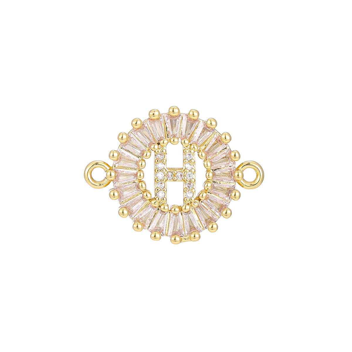 Zircon flower 26-letter bracelet