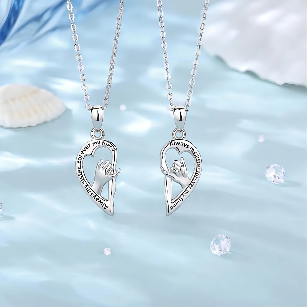 Heart-Shaped Pendant Necklace