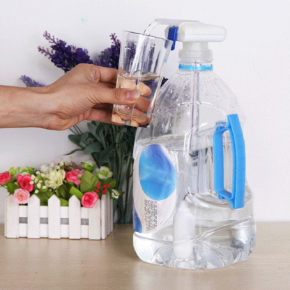 Electric motor pump drinking fountain
