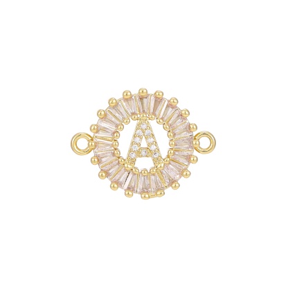 Zircon flower 26-letter bracelet