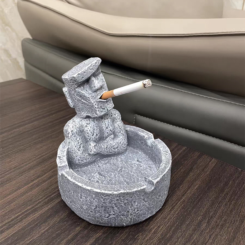 Easter Island Stone Figure Ashtray