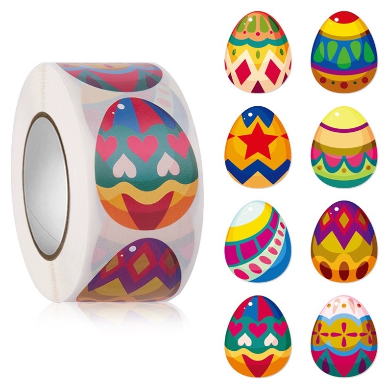Easter Bunny Egg Stickers