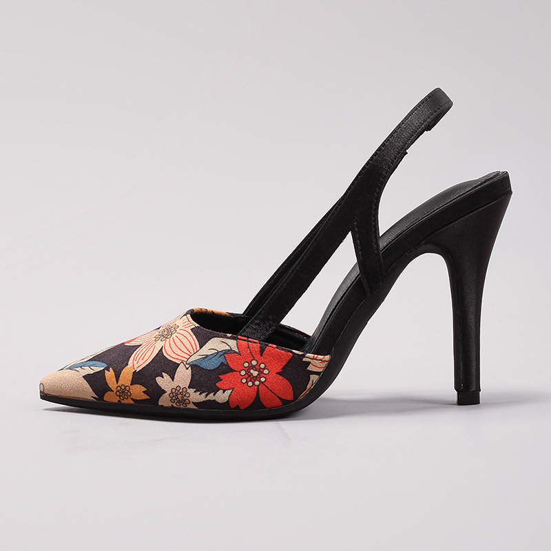 Women's printed high heels
