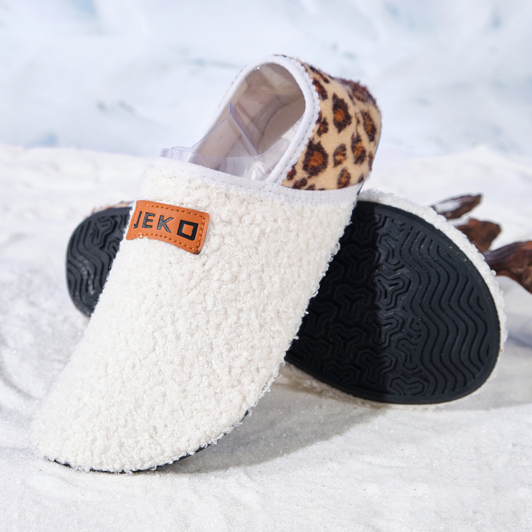 Home-cozy anti-slip and warm cotton shoes