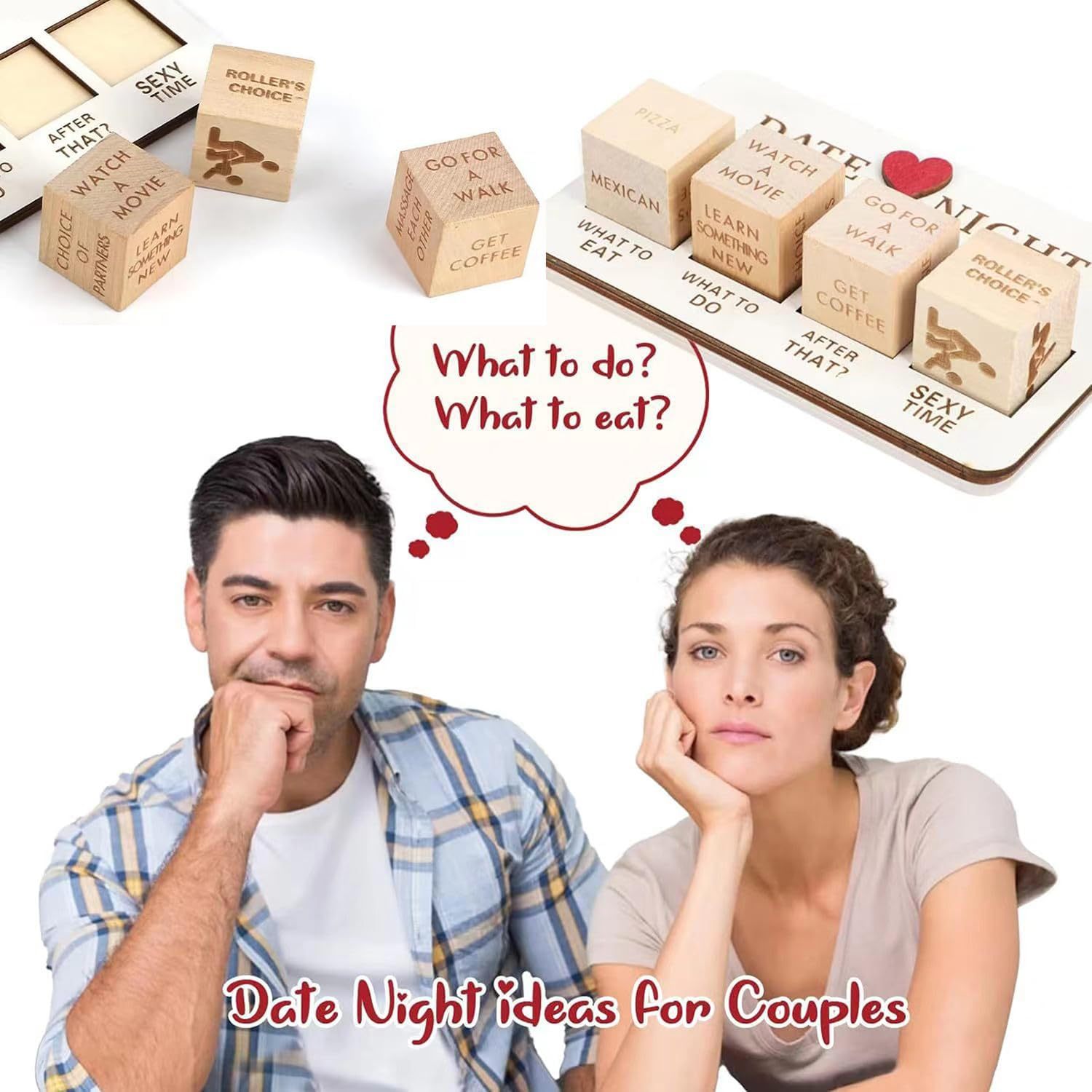 Wooden Dating Dice